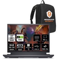 Dell Gaming G16 7630 G167630005UP107 Harici GeForce RTX 4060 Intel Core i7 13650HX 96 GB Ram 512 GB SSD 16 inç QHD Windows 11 Home Oyuncu Laptop + PER4 Çanta