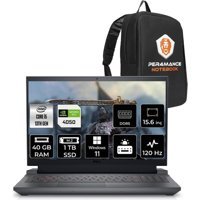 Dell Gaming G15 5530 G155530007UP403 Harici GeForce RTX 4050 Intel Core i5 13450HX 40 GB Ram 1 TB SSD 15.6 inç Full HD Windows 11 Pro Oyuncu Laptop + PER4 Çanta