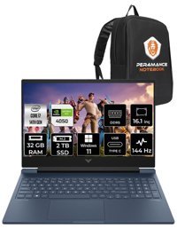 HP Victus 16 9J253EA Harici GeForce RTX 4050 Intel Core i7 14700HX 32 GB Ram 2 TB SSD 16.1 inç Full HD Windows 11 Pro Oyuncu Laptop + PER4 Çanta