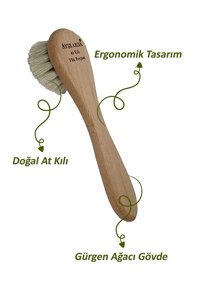 Ayşe Arga Yüz İçin Saplı At Kılı Fırçası