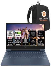 HP Victus 16 9J253EA Harici GeForce RTX 4050 Intel Core i7 14700HX 40 GB Ram 256 GB SSD 16.1 inç Full HD Windows 11 Home Oyuncu Laptop + PER4 Çanta