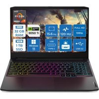 Lenovo IdeaPad 3 82K2023DTX014 Harici GeForce RTX 3050Ti AMD Ryzen 7 5800H 34 GB Ram 1 TB SSD 15.6 inç Full HD Windows 11 Home Oyuncu Laptop