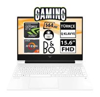 HP Victus 15 FB0004NT 71T71EA02 Harici GeForce RTX 3050 AMD Ryzen 7 5800H 32 GB Ram 512 GB SSD 15.6 inç Full HD FreeDos Oyuncu Laptop