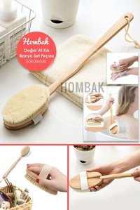 Hombak Selülit Giderici Saplı At Kılı Fırçası