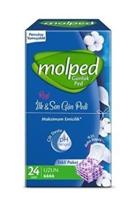 Molped İlk Son Gün Organik 16 Adet 24'lü Normal Günlük Ped