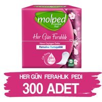 Molped Her Gün Ferah Organik 5 Adet 60'lı Normal Günlük Ped