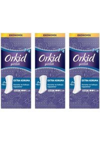 Orkid Ekstra Koruma Organik 12 Adet 28'li Uzun Günlük Ped