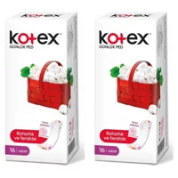 Kotex Organik 2 Adet 16'lı Uzun Günlük Ped