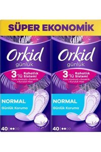 Orkid Süper Ekonomik Organik 80'li Normal Günlük Ped