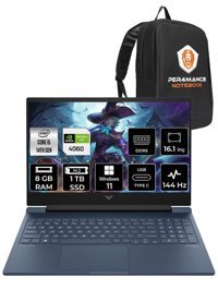 HP Victus 16 9J260EA Harici GeForce RTX 4060 Intel Core i5 14500HX 8 GB Ram 1 TB SSD 16.1 inç Full HD Windows 11 Home Oyuncu Laptop + PER4 Çanta
