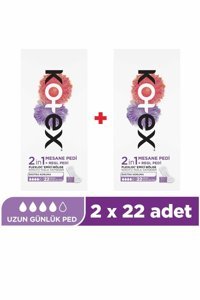 Kotex 2 In 1 Organik 2 Adet 22'li Normal Günlük Ped