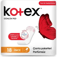 Kotex Rahatlık Ve Ferahlık Organik 18'li Normal Günlük Ped