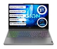 Lenovo Legion 5 15IAH7H 82RB00DCTX32 Harici GeForce RTX 3070 Intel Core i7 12700H 32 GB Ram 512 GB SSD 15.6 inç Full HD FreeDos Oyuncu Laptop