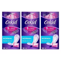 Orkid Organik 3'lü Normal Günlük Ped