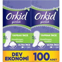 Orkid Yaprak İnce Organik 100'lü Normal Günlük Ped