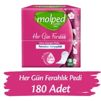 Molped Her Gün Ferahlık Organik 180'li Normal Günlük Ped