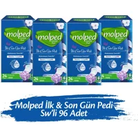 Molped İlk Son Gün Organik 10 Adet 96'lı Uzun Günlük Ped
