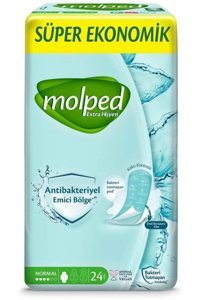 Molped Exstra Hijyen Organik 20 Adet 24'lü Normal Günlük Ped