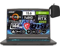 MSI MS Thin A15 15 B7VF-075XTRW23 Harici GeForce RTX 4060 AMD Ryzen 7 7735HS 24 GB DDR5 Ram 2 TB SSD 15.6 inç Full HD Windows 11 Home Oyuncu Laptop + WeblegelsinÇanta