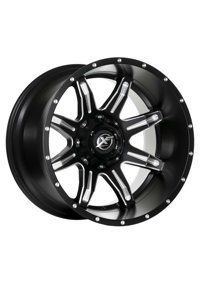 Emr 215-01 Matt Black - Milling 20 inç 8 Kol Alaşımlı Jant 4 Adet