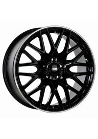 Cms 1447-05 Diamond Rim Black Gloss 18 inç 10 Kol Alaşımlı Jant 4 Adet