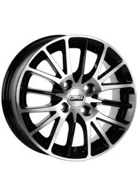 Cms 456-02 Diamond Black Gloss 14 inç 16 Kol Alaşımlı Jant 4 Adet