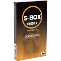 S-Box Hisset İnce Prezervatif 12'li