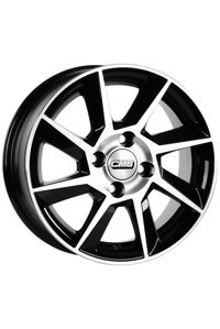 Cms 831-01 Diamond Black Gloss 14 inç 8 Kol Alaşımlı Jant 4 Adet