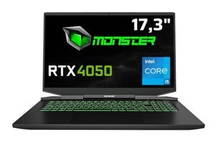 Monster Abra A7 V14.5.1 Harici GeForce RTX 4050 Intel Core i5 13500H 16 GB Ram 1 TB SSD 17.3 inç Full HD Windows 11 Home Oyuncu Laptop