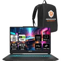 MSI Cyborg 15 A13VF895XTRP334 Harici GeForce RTX 4060 Intel Core i5 13420H 64 GB Ram 2 TB SSD 15.6 inç Full HD FreeDos Oyuncu Laptop + PER4 Çanta