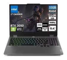 Lenovo LOQ 15IRX9 83DV00G5TBT58 Harici GeForce RTX 3050 Intel Core i7 13650HX 32 GB Ram 512 GB SSD 15.6 inç Full HD FreeDos Oyuncu Laptop