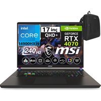 MSI Vector 17 HX A14VGG-229TRW48 Harici GeForce RTX 4070 Intel Core i9 14900HX 32 GB DDR5 Ram 4 TB SSD 17 inç QHD Windows 11 Pro Oyuncu Laptop + WeblegelsinÇanta