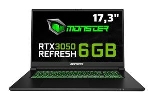 Monster Abra A7 V15.1.5 Harici GeForce RTX 3050 Intel Core i7 12700H 32 GB Ram 1 TB SSD 17.3 inç Full HD Windows 11 Home Oyuncu Laptop