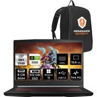MSI Thin GF63 12UCX427XTRP352 Harici GeForce RTX 2050 Intel Core i5 12450H 8 GB Ram 512 GB SSD 15.6 inç Full HD Windows 11 Home Oyuncu Laptop + PER4 Çanta