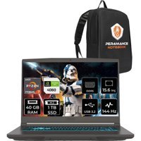 MSI Thin A15 B7VF-075XTR B7VF075XTRP323 Harici GeForce RTX 4060 AMD Ryzen 7 7735HS 40 GB Ram 1 TB SSD 15.6 inç Full HD FreeDos Oyuncu Laptop + PER4 Çanta