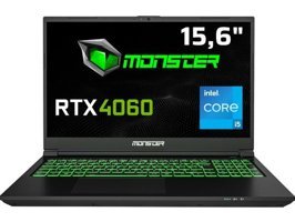 Monster TULPAR T5 V23.3.1 Harici GeForce RTX 4060 Intel Core i5 12450H 16 GB Ram 1 TB SSD 15.6 inç Full HD Windows 11 Oyuncu Laptop