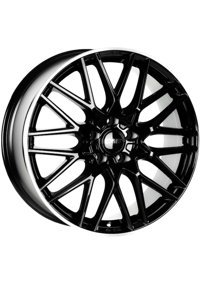 Cms 1062-18 Diamond Rim Black Gloss 17 inç 10 Kol Alaşımlı Jant 4 Adet