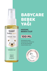 Dermoskin Babycare A Vitaminli E Vitaminli Avokadolu Bebek Masaj Yağı 100 ml