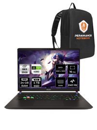 MSI Vector GP68HX 13VH-227XTR Harici GeForce RTX 4080 Intel Core i9 13980HX 24 GB Ram 4 TB SSD 16 inç QHD FreeDos Oyuncu Laptop + PER4 Çanta