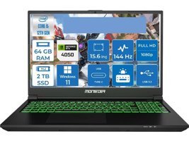 Monster Abra V21.2.4.1 Harici GeForce RTX 4050 Intel Core i5 12450H 64 GB DDR4 Ram 2 TB SSD 15.6 inç Full HD Windows 11 Pro Oyuncu Laptop