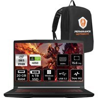 MSI Thin GF63 12VE082XTRP420 Harici GeForce RTX 4050 Intel Core i5 12450H 20 GB Ram 4 TB SSD 15.6 inç Full HD Windows 11 Pro Oyuncu Laptop + PER4 Çanta