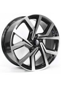 Emr Dy237-02 Black Diamond 17 inç 5 Kol Alaşımlı Jant 4 Adet