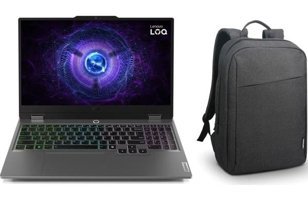Lenovo LOQ 15IRX9 83DV00G5TRP9 Harici GeForce RTX 3050 Intel Core i7 13650HX 32 GB Ram 1 TB SSD 15.6 inç Full HD FreeDos Oyuncu Laptop + Lenovo B210 15.6inc Gri Çanta