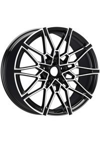 Emr A339-04 Black Diamond 19 inç 10 Kol Alaşımlı Jant 4 Adet