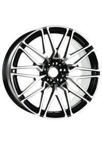 Emr A343-01 Black Diamond 21 inç 10 Kol Alaşımlı Jant 4 Adet