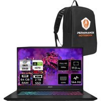MSI Katana 17 B13VGK1242XTRP334 Harici GeForce RTX 4070 Intel Core i9 13900H 64 GB Ram 2 TB SSD 17.3 inç Full HD FreeDos Oyuncu Laptop + PER4 Çanta