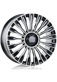 Emr A344-01 Black Diamond 18 inç 17 Kol Alaşımlı Jant 4 Adet