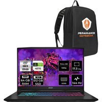MSI Katana 17 B13VGK1242XTRP332 Harici GeForce RTX 4070 Intel Core i9 13900H 64 GB Ram 512 GB SSD 17.3 inç Full HD FreeDos Oyuncu Laptop + PER4 Çanta