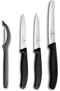 Victorinox Plastik Saplı Çelik Gövdeli 4 Parça Mutfak Bıçak Seti
