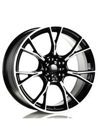 Emr A190-02 Black Polished 19 inç 7 Kol Alaşımlı Jant 4 Adet